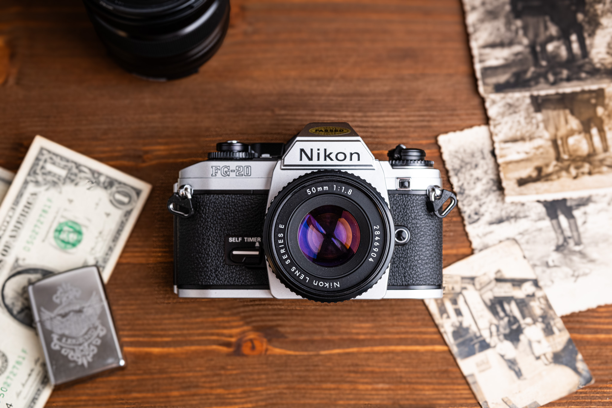 Lifestyle product photography with camera
